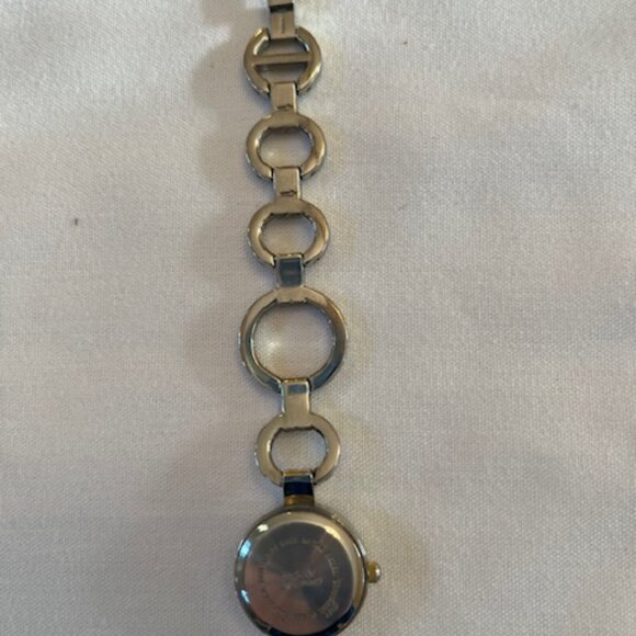 VINTAGE | Silver-Tone Bracelet Watch with Rhinestones-NEW Battery - Picture 11 of 12